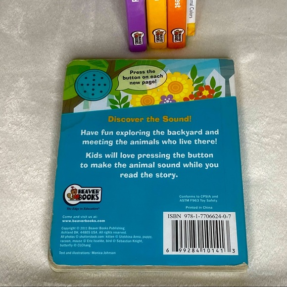 Set of 4 Discover The Sounds books PLUS Bonus Animal Colors Book - Picture 13 of 15